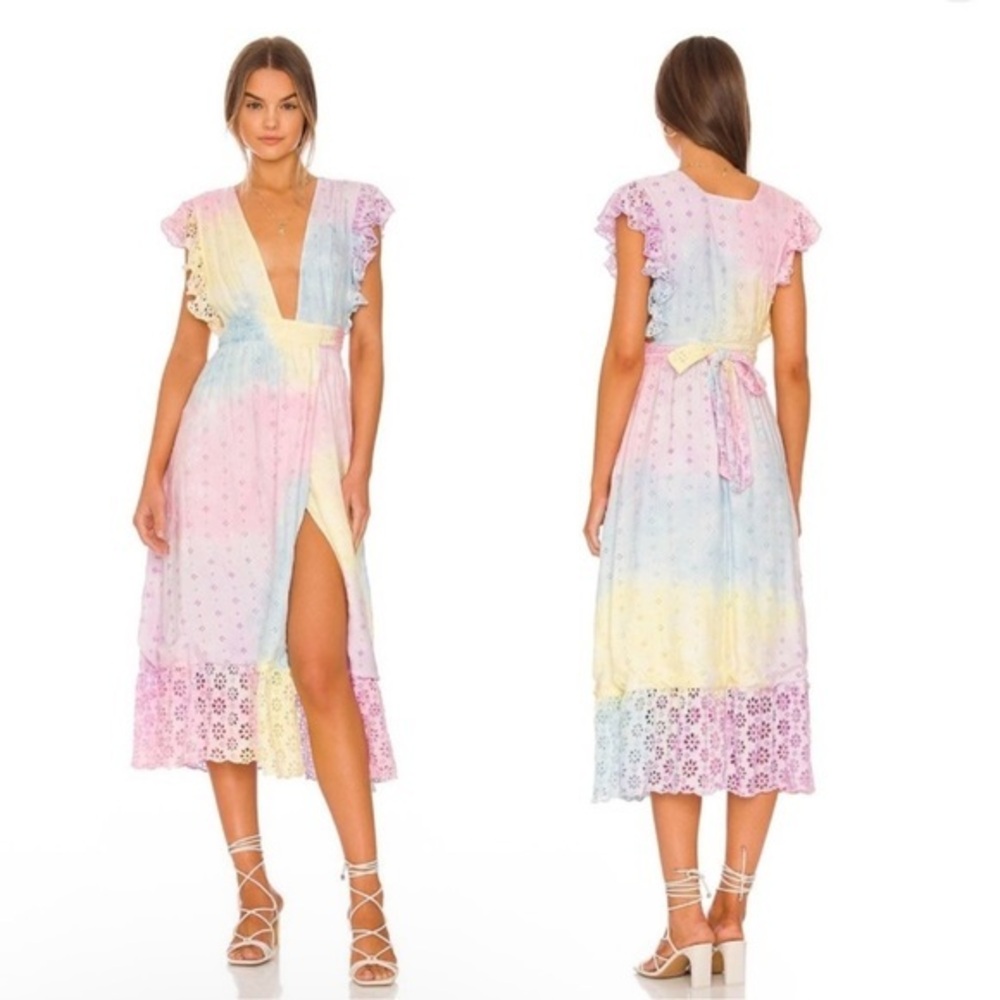 MAJORELLE Mistwood Tie Dye Dress Size S